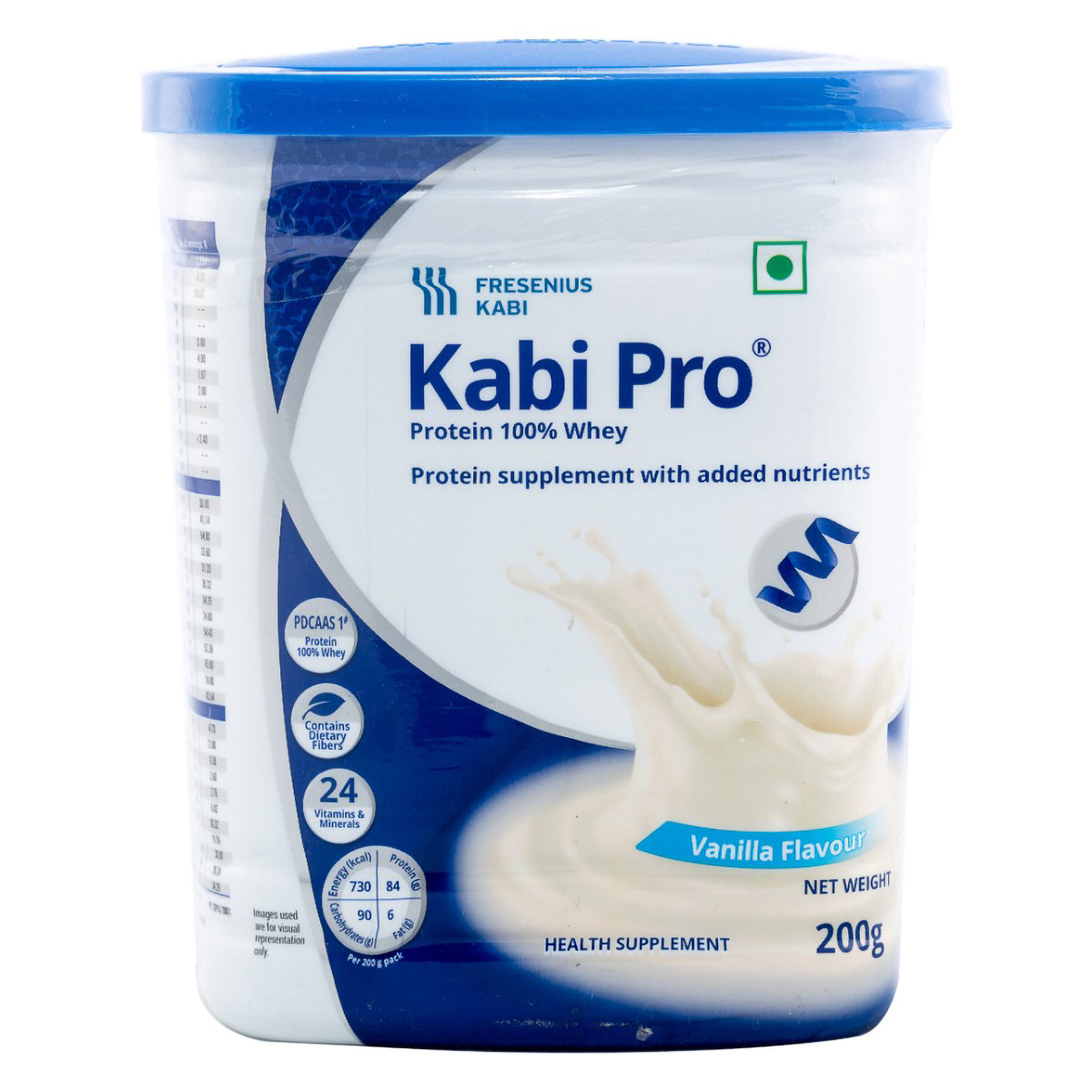 Kabipro Creamy Vanilla Flavour Powder, 200 gm Tin, Pack of 1 Kabipro Creamy Vanilla Flavour Powder, 200 gm Tin, Pack of 1