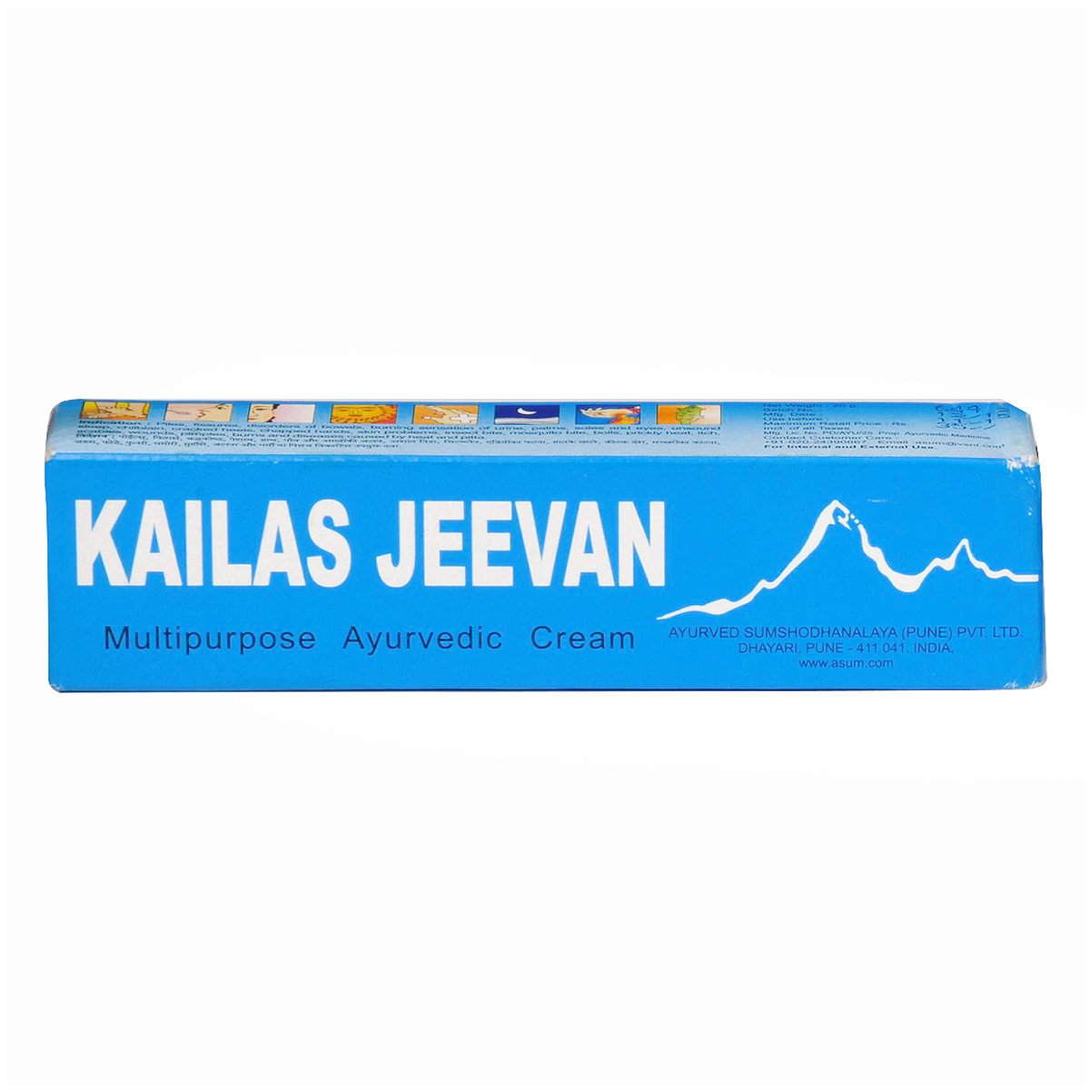 Kailas Jeevan Multipurpose Ayurvedic Cream, 20 gm, Pack of 1 Kailas Jeevan Multipurpose Ayurvedic Cream, 20 gm, Pack of 1