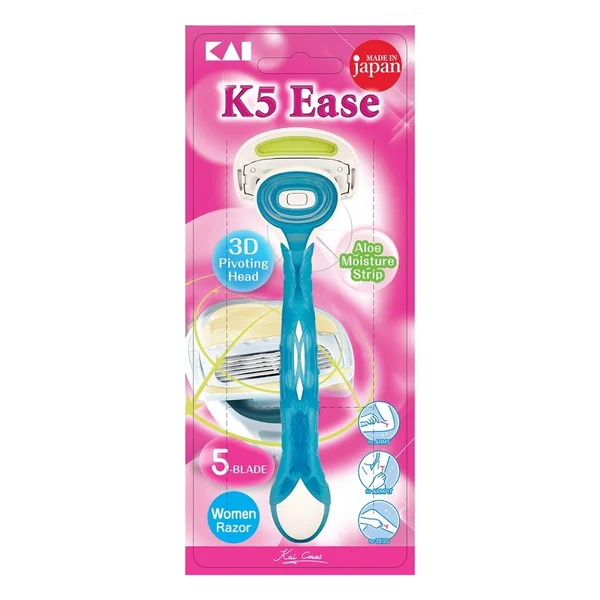 Kai K5 Ease Women Razor, 1 Count, Pack of 1