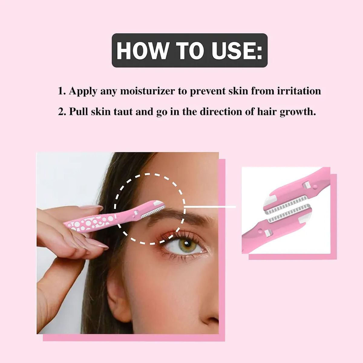 Pink Kai Razor Kai Can Eyebrow Women Razor, 1 Count Price, Uses, Side Effects ...