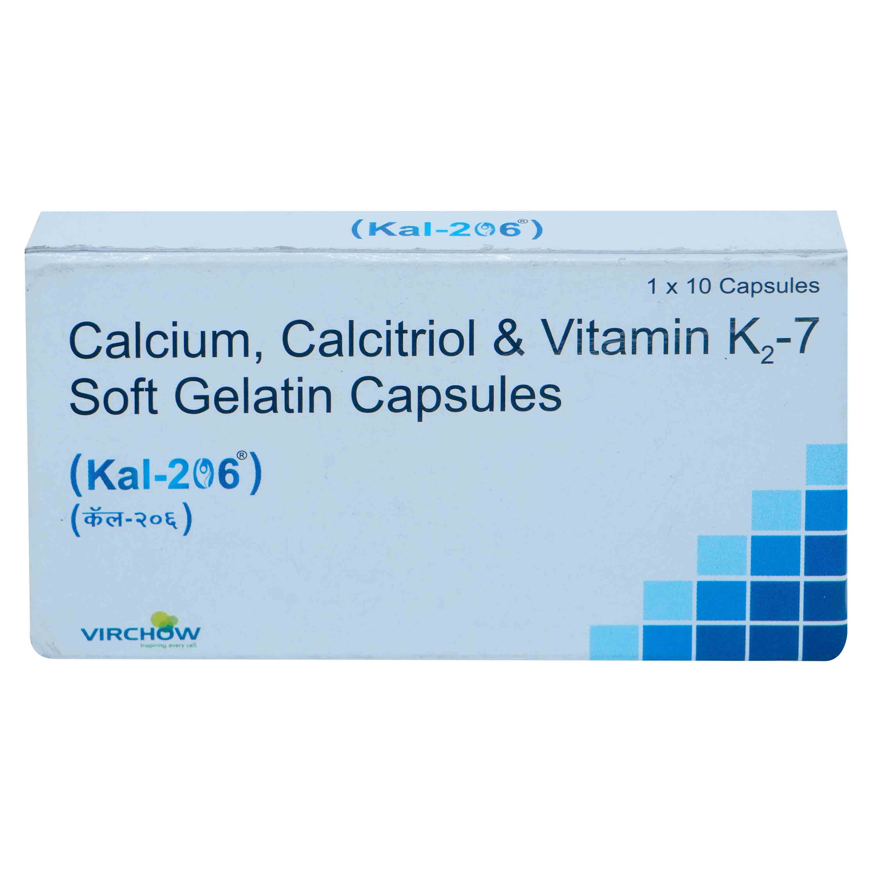 Kal 206 Softgel Capsule 10's, Pack of 10 IndiaS Kal 206 Softgel Capsule 10's, Pack of 10 IndiaS