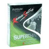 Kamasutra Superthin Condoms, 3 Count, Pack of 1