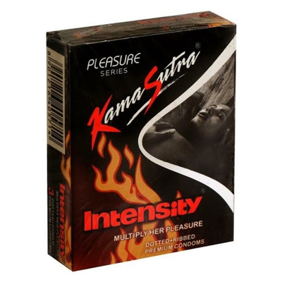 Kamasutra Intensity Condoms, 3 Count, Pack of 1