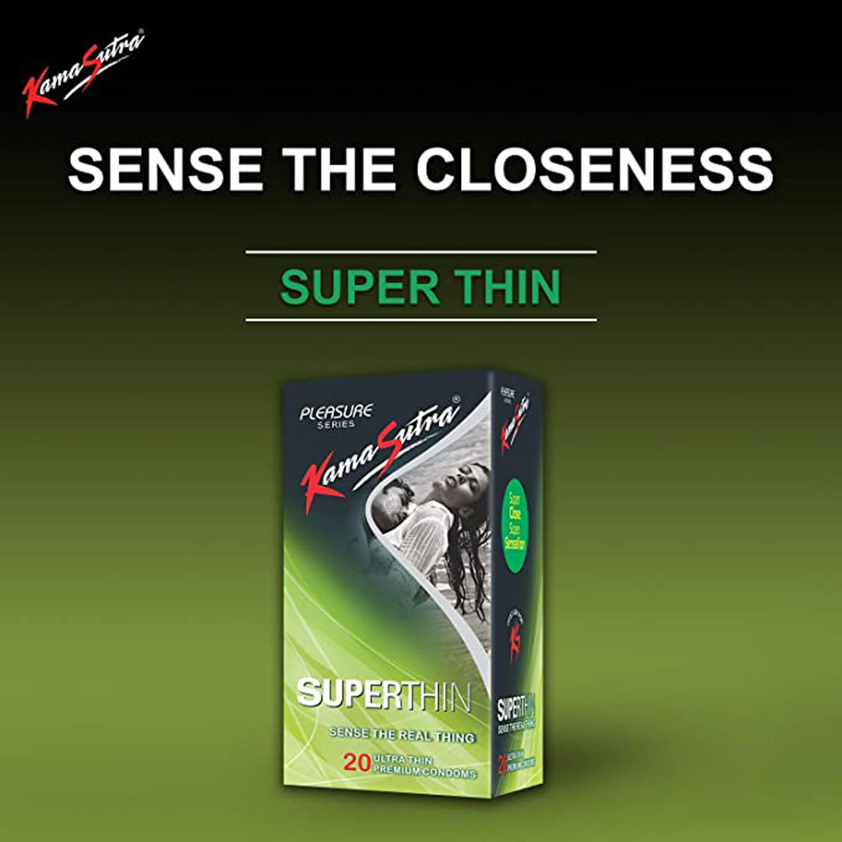 Kamasutra Superthin Condoms, 20 Count, Pack of 1 Kamasutra Superthin Condoms, 20 Count, Pack of 1