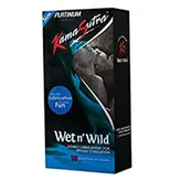 Kamasutra Wet N Wild Condoms, 10 Count, Pack of 1