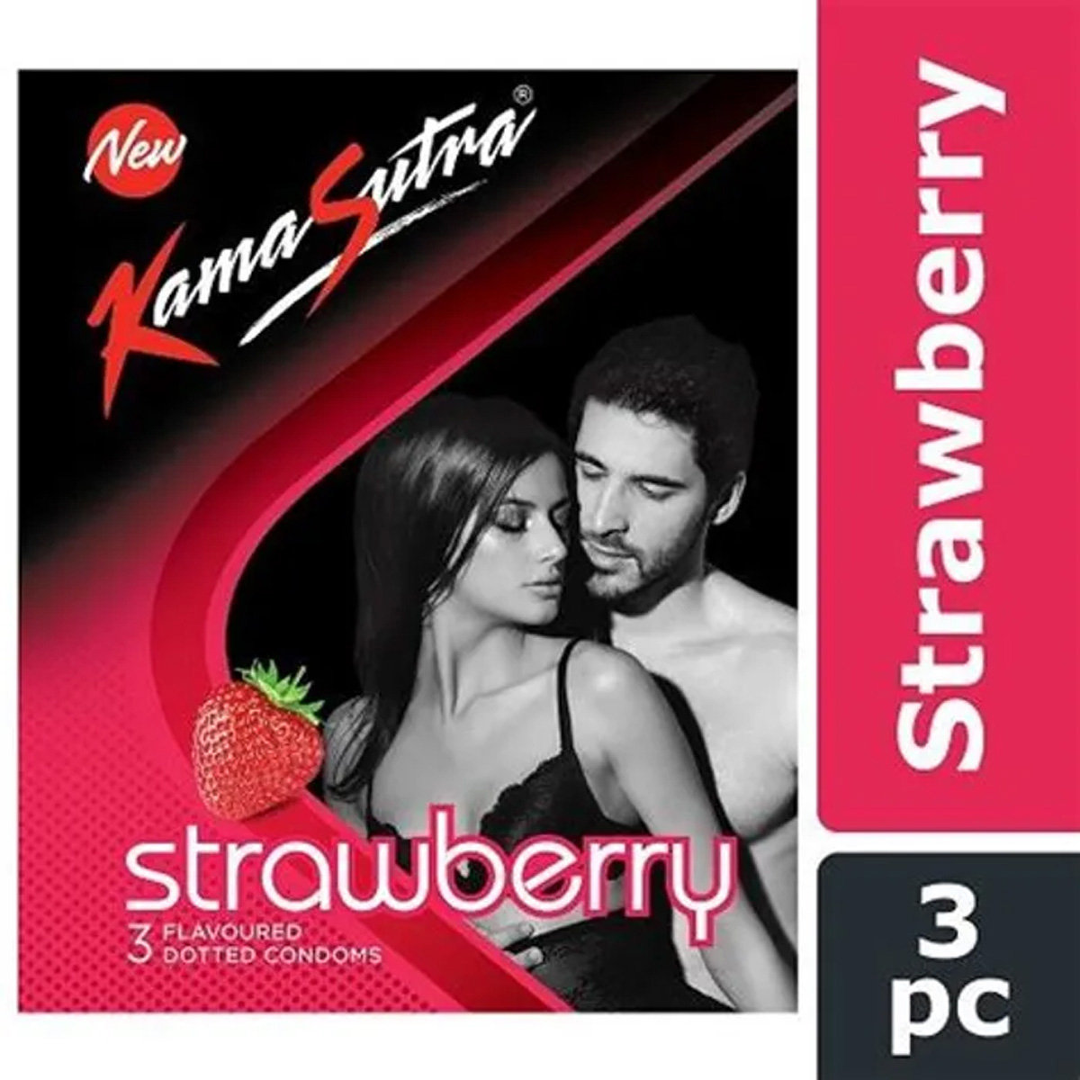 Kamasutra 3S Strabery 20/-, Pack of 1 Kamasutra 3S Strabery 20/-, Pack of 1
