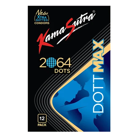 Kamasutra Dottmax Condoms, 12 Count