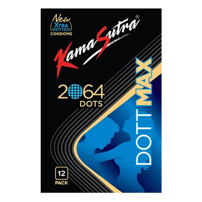 Kamasutra Dottmax Condoms, 12 Count, Pack of 1