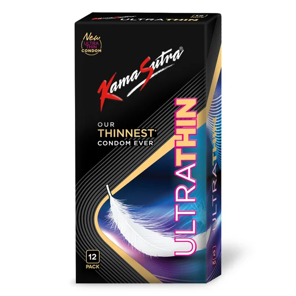 Kamasutra Ultrathin Condoms, 12 Count, Pack of 1