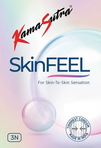 Kamasutra Skinfeel Condoms, 3 Count, Pack of 1