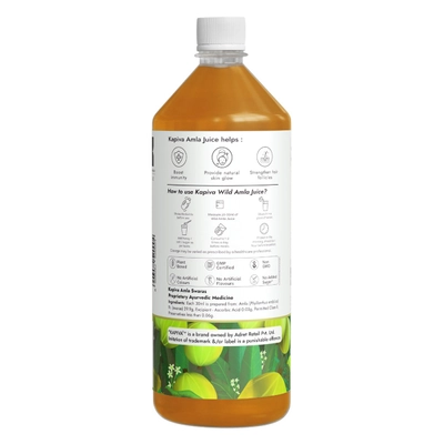 Kapiva Wild Amla Juice, 1 Litre, Pack of 1