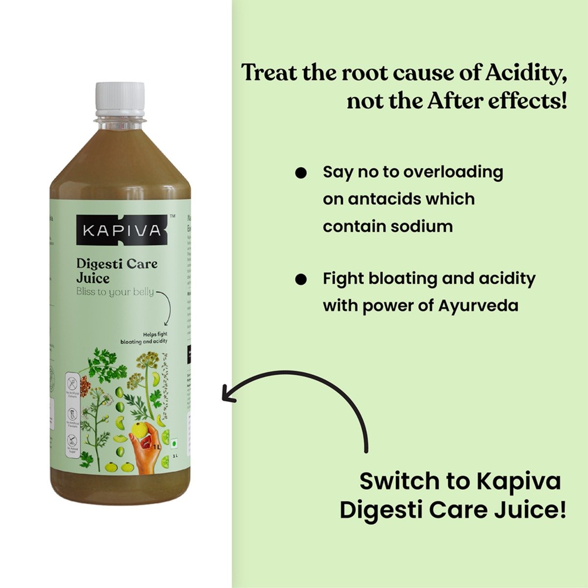 Kapiva Digesti Care Juice, 1 L, Pack of 1 Kapiva Digesti Care Juice, 1 L, Pack of 1