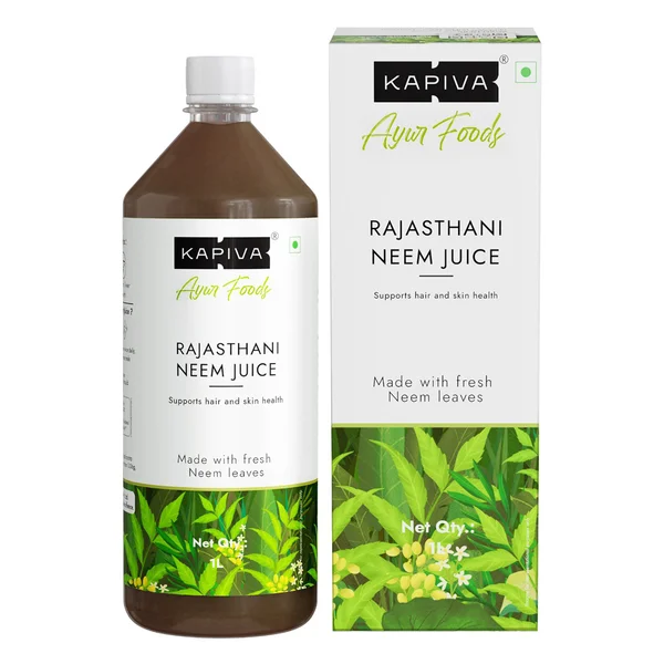 Kapiva Rajasthani Neem Juice, 1 Litre, Pack of 1