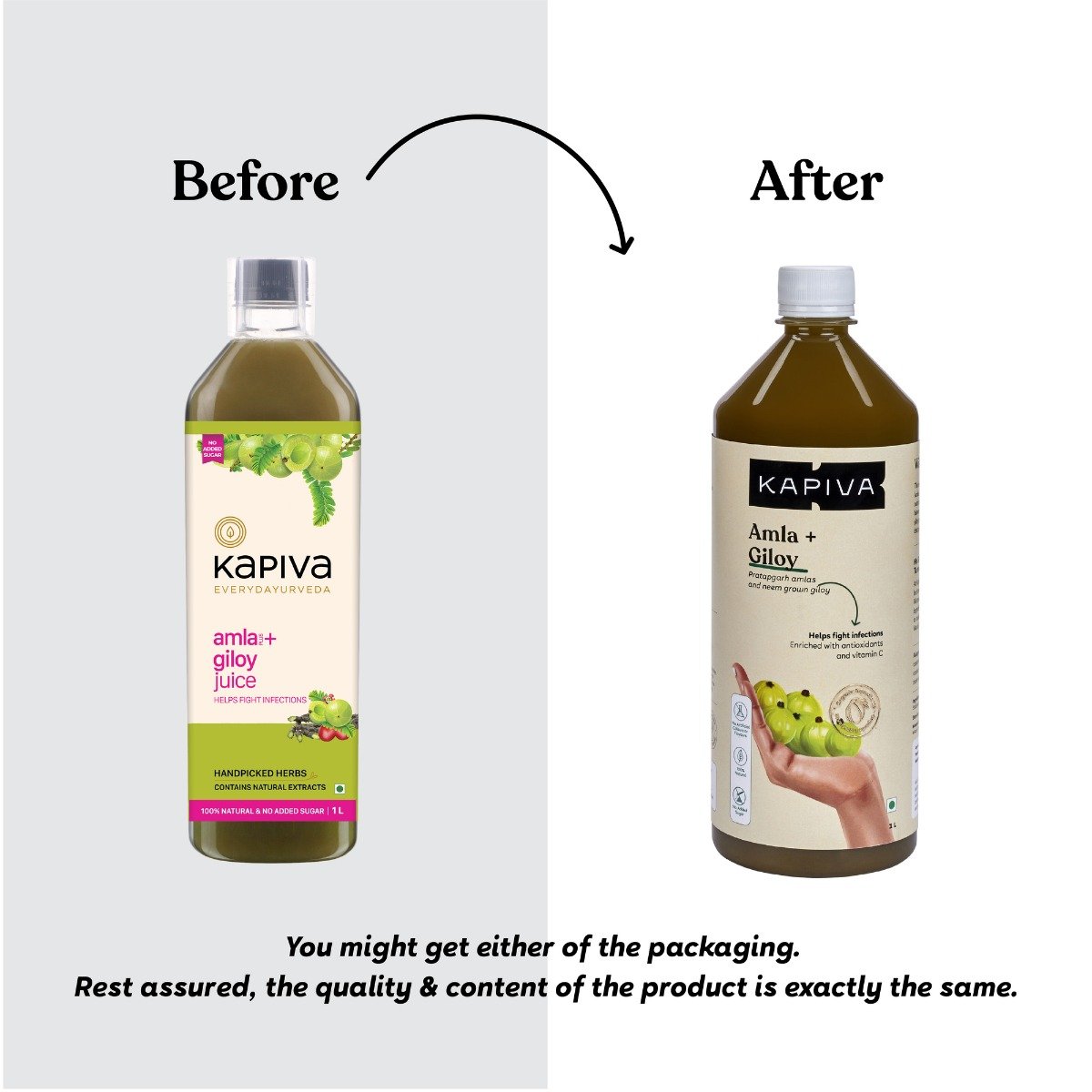 Kapiva Amla + Giloy Juice, 1 L, Pack of 1 Kapiva Amla + Giloy Juice, 1 L, Pack of 1