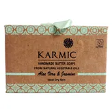 Karmic Handmade Butter Soaps Aloe Vera &amp; Jasmine 125G, Pack of 1