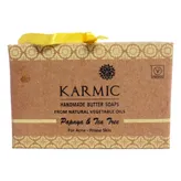Karmic Handmade Butter Soaps Papaya &amp; Tea Tree 125G, Pack of 1