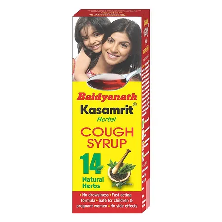 Kasamrit Herbal Cough Syrup, 100 ml