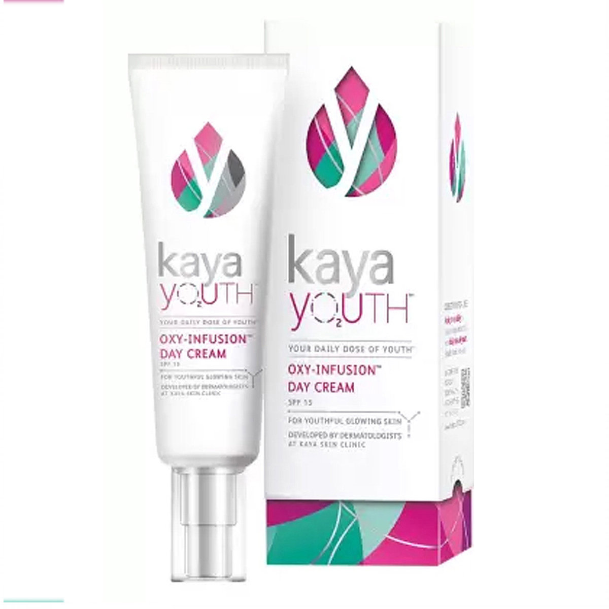 Kaya Youth Oxy-Infusion Day Cream 20 gm | SPF 15 | Boost Skin Oxygen | For Youthful Glowing Skin, Pack of 1 Kaya Youth Oxy-Infusion Day Cream 20 gm | SPF 15 | Boost Skin Oxygen | For Youthful Glowing Skin, Pack of 1