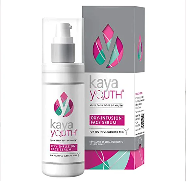 Kaya Youth Oxy-Infusion Face Serum 50 ml | Boost Skin Oxygen | For Youthful Glowing Skin, Pack of 1