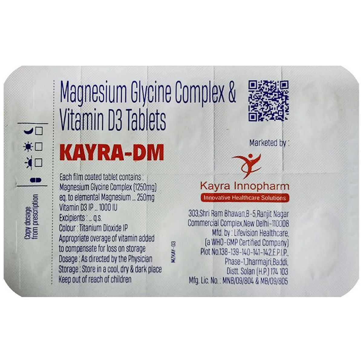 Buy Kayra-DM Tablet 10's online | Uses, Side Effects, Price and ...
