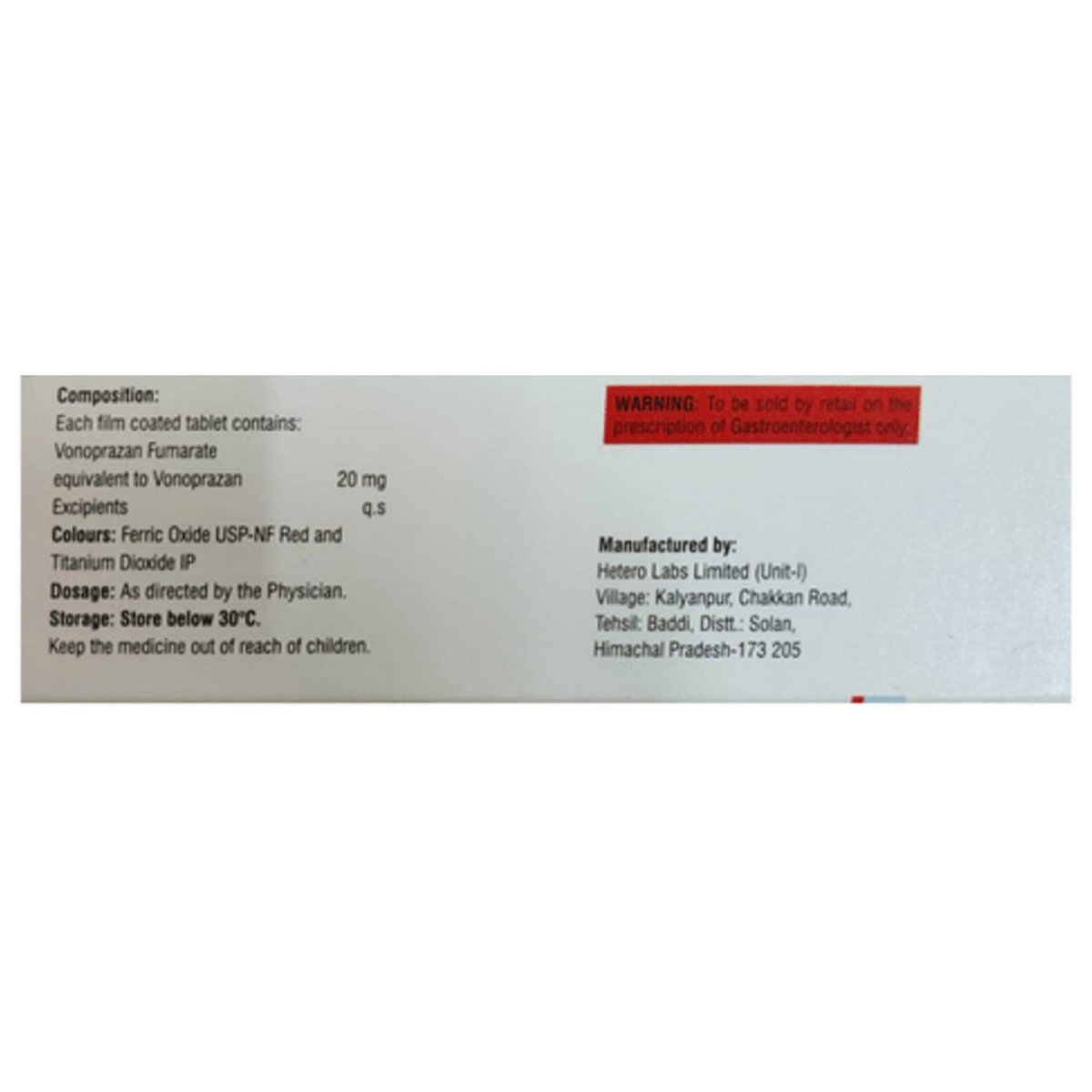 Kbloc 20 Tablet 10's, Pack of 10 TABLETS Kbloc 20 Tablet 10's, Pack of 10 TABLETS