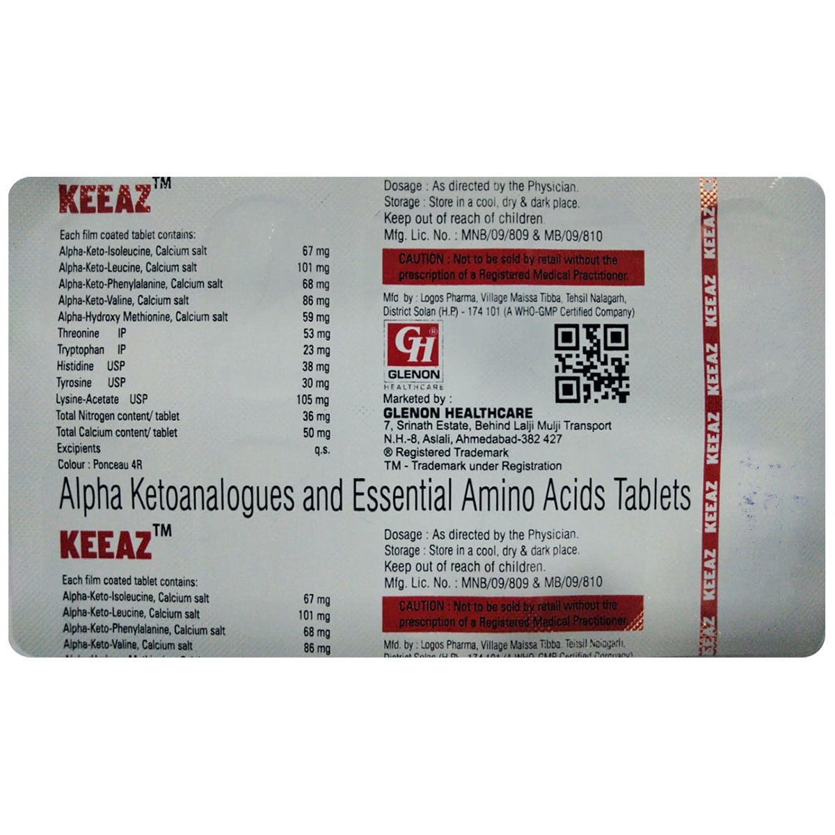 Buy Keeaz Tablet 10's Online