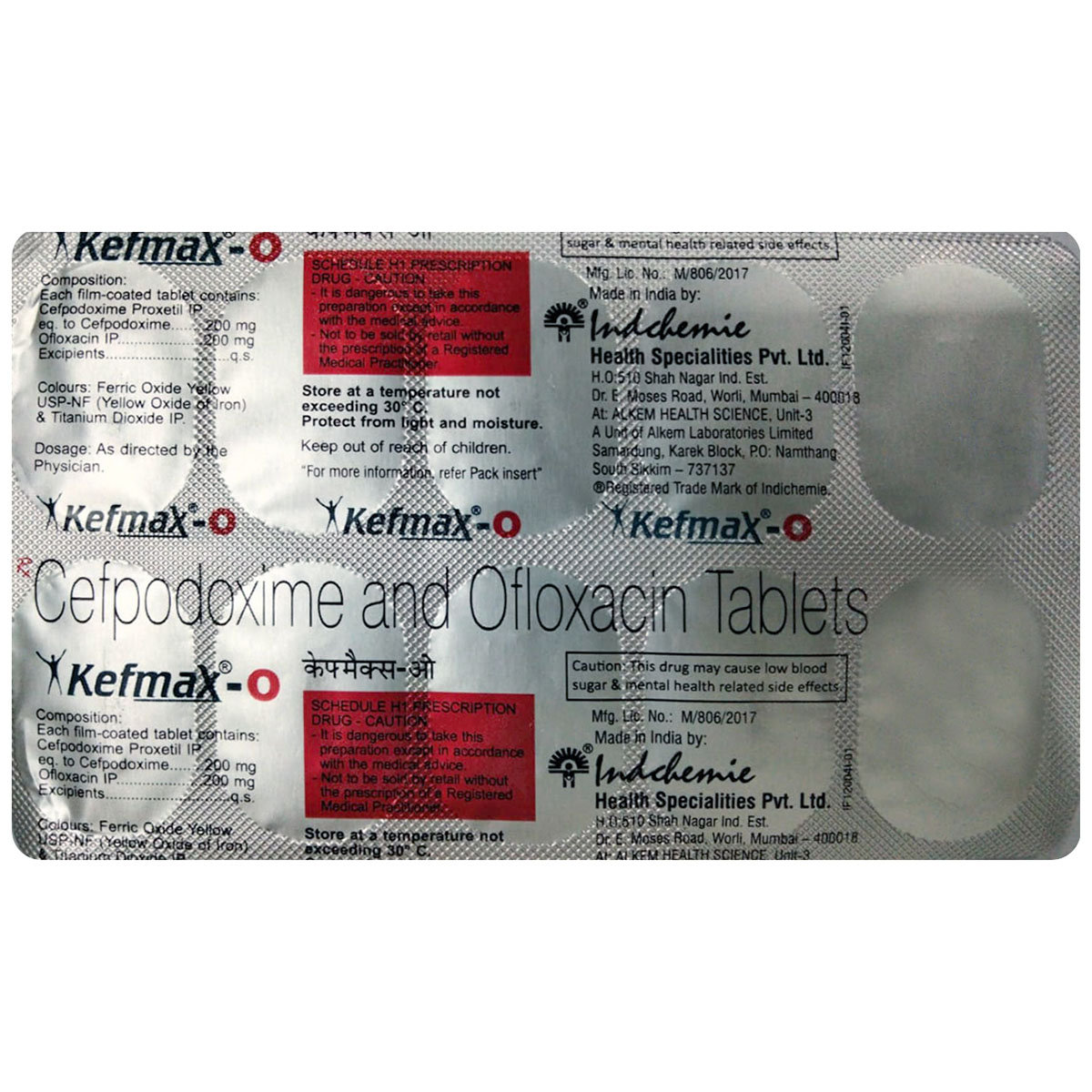 Kefmax-O Tablet 10's, Pack of 10 TABLETS Kefmax-O Tablet 10's, Pack of 10 TABLETS