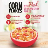 Kellogg's Real Strawbery Puree Corn Flakes, 250 gm, Pack of 1