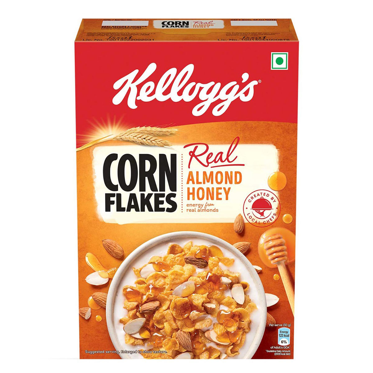 Buy Kellogg's Real Almond Honey Corn Flakes, 300 gm Online