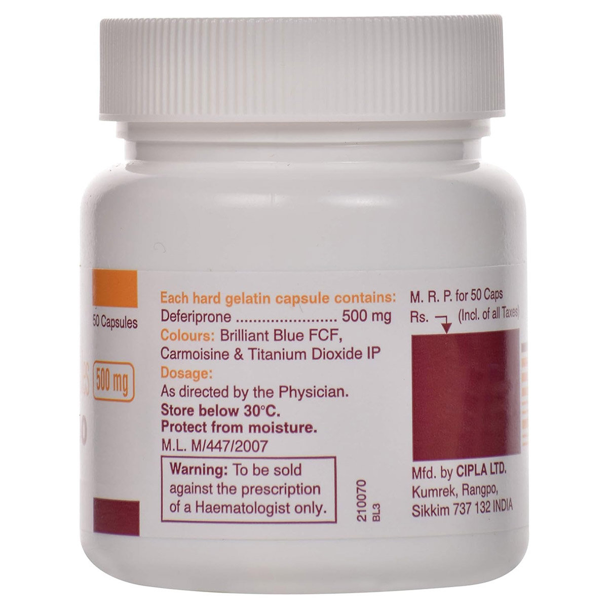 Kelfer-500 Capsule 50's, Pack of 1 Capsule Kelfer-500 Capsule 50's, Pack of 1 Capsule