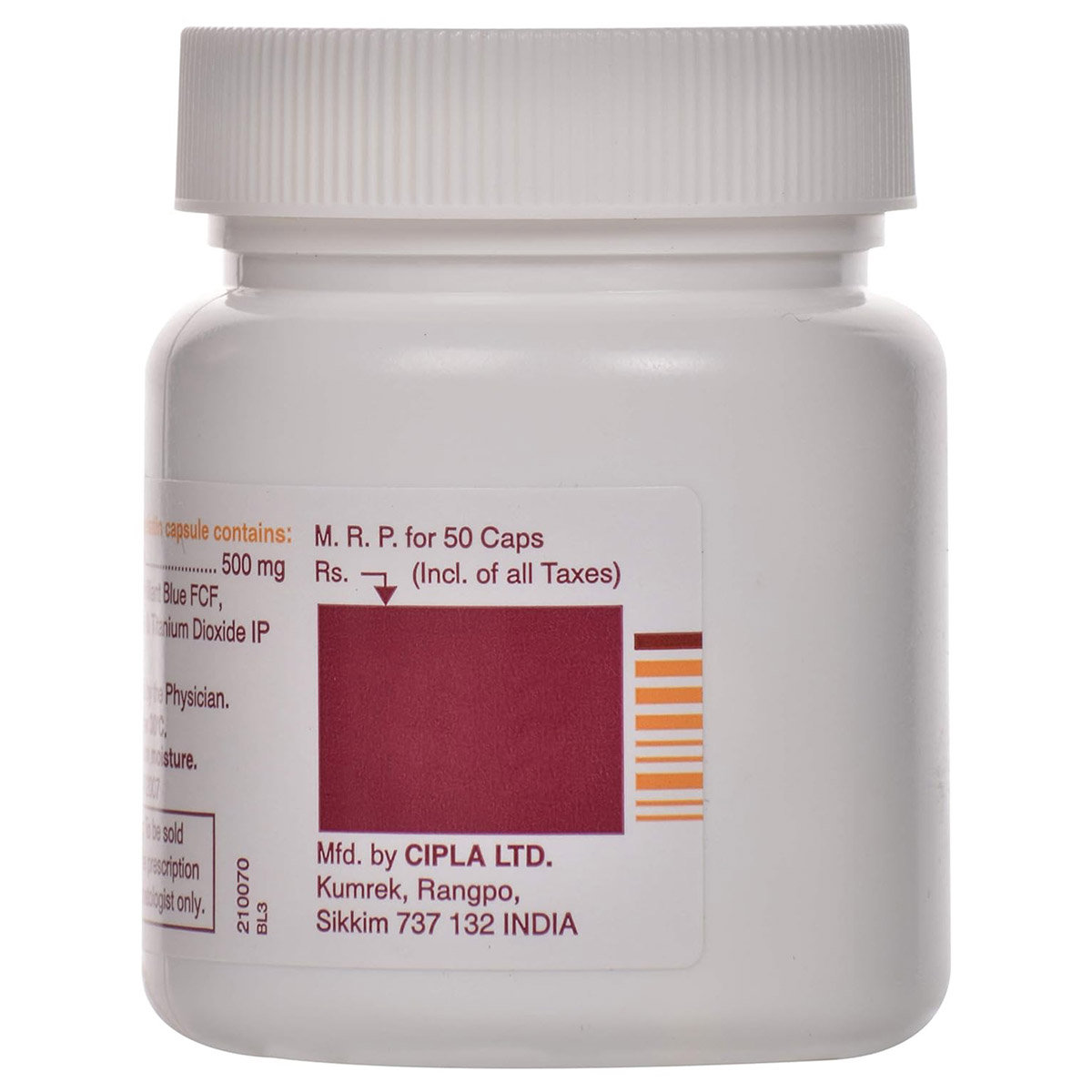 Kelfer-500 Capsule 50's, Pack of 1 Capsule Kelfer-500 Capsule 50's, Pack of 1 Capsule