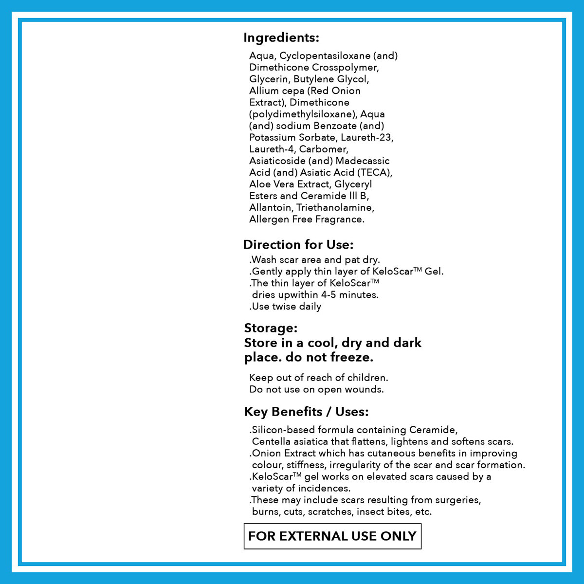 Keloscar Gel 15 gm, Pack of 1 Keloscar Gel 15 gm, Pack of 1