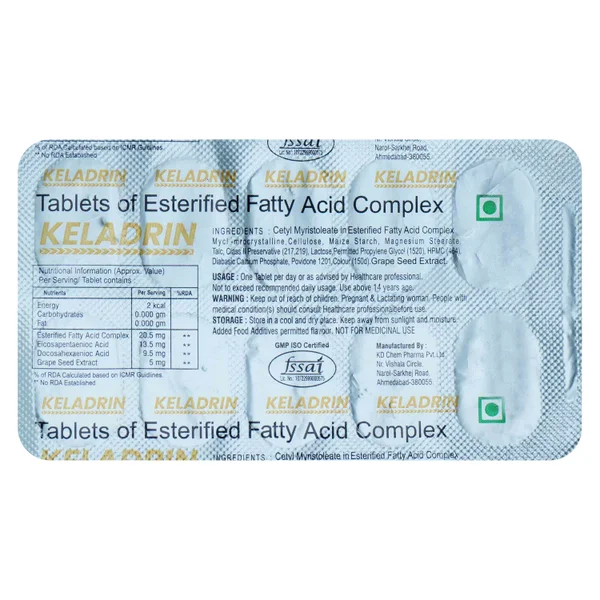 Keladrin Tablet 10's, Pack of 10 TabletS