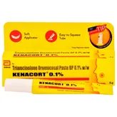 Kenacort 0.1% Oral Paste 5 gm, Pack of 1 PASTE