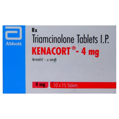 Kenacort-4 Tablet 15's, Pack of 15 TabletS