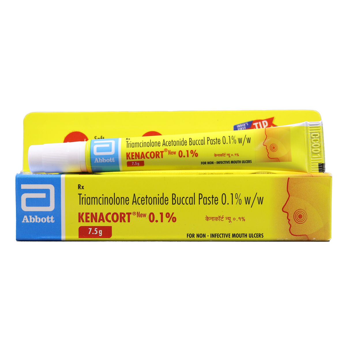 Buy Kenacort New 0.1% Mouth Ulcers Paste 7.5 gm Online