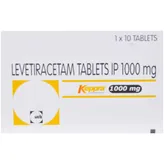 Keppra 1000 Tablet 10's, Pack of 10 TABLETS
