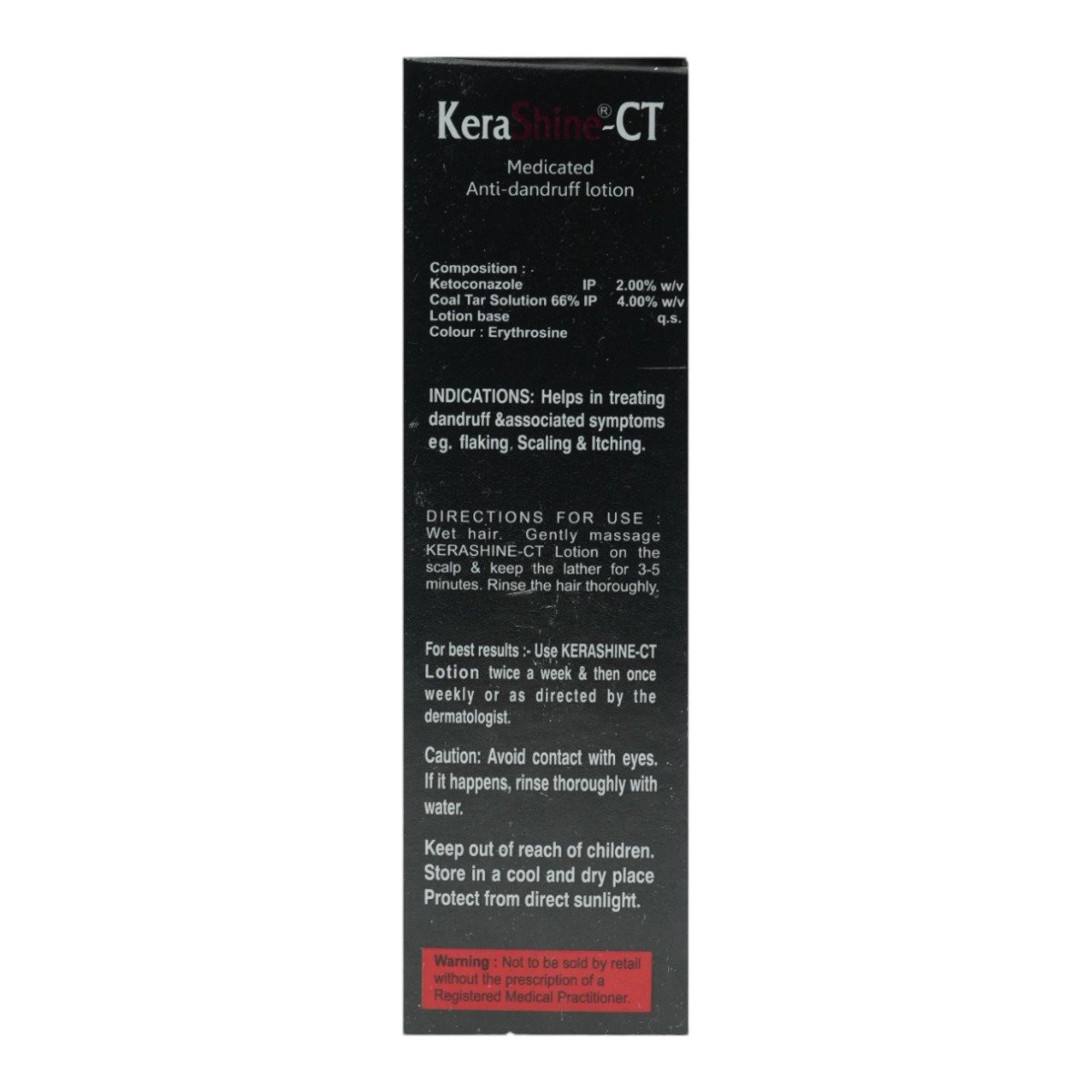 Kerashine-CT Anti Dandruff Lotion 100 ml, Pack of 1 LOTION Kerashine-CT Anti Dandruff Lotion 100 ml, Pack of 1 LOTION