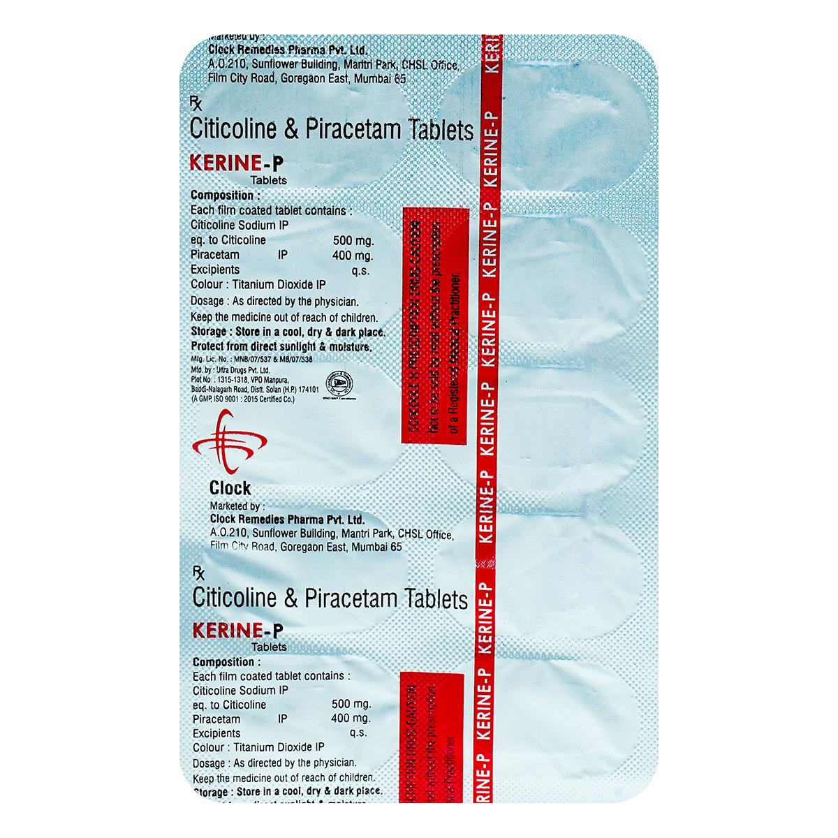 Kerine-P 500/400 Tablet 10's, Pack of 10 Kerine-P 500/400 Tablet 10's, Pack of 10