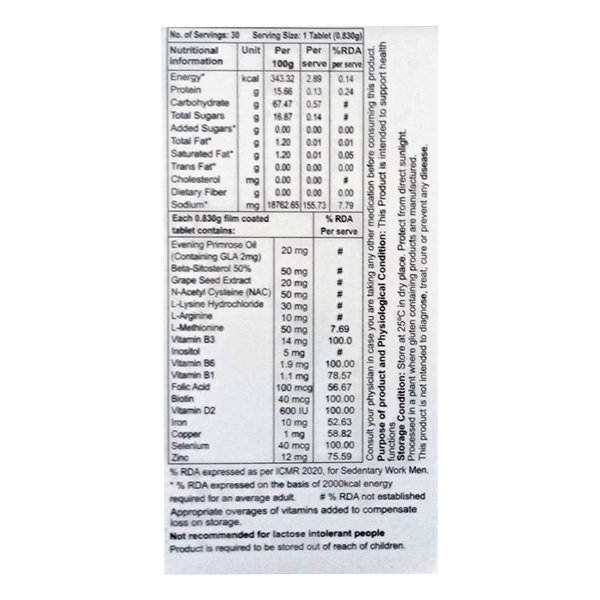 Keraglo Men New Tablet 30's, Pack of 1 Keraglo Men New Tablet 30's, Pack of 1