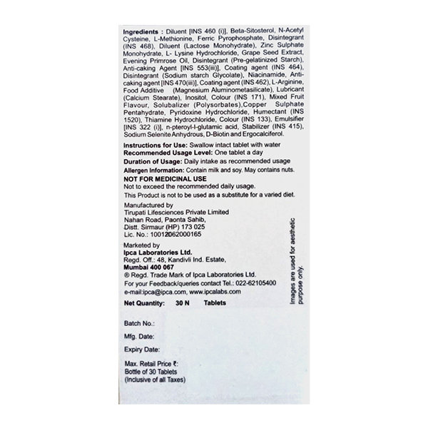 Keraglo Men New Tablet 30's, Pack of 1 Keraglo Men New Tablet 30's, Pack of 1