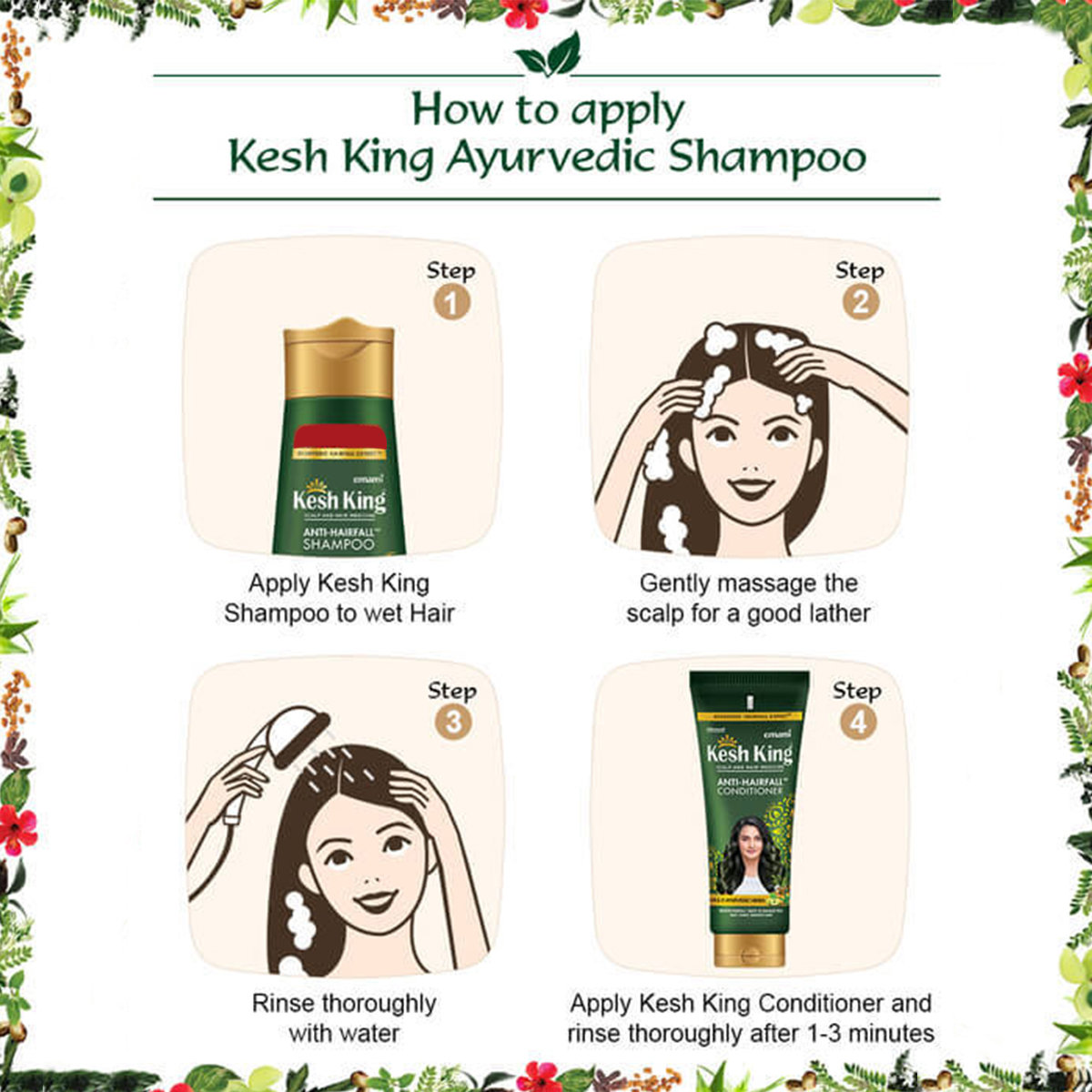 Kesh King Anti-Hairfall Shampoo, 80 ml, Pack of 1 Kesh King Anti-Hairfall Shampoo, 80 ml, Pack of 1