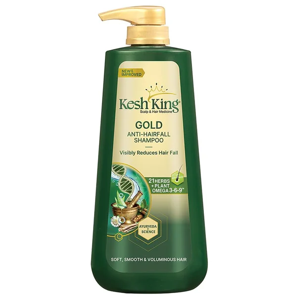 KESH KING GOLD ANTI-HAIRFALL SHAMPOO 600 ML
