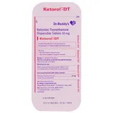 Ketorol-DT Tablet 15's, Pack of 15 TABLETS