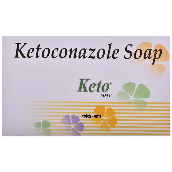Keto Soap 50 gm | Ketoconazole | Medicated Soap | For Dandruff &amp; Fungal Skin Infection, Pack of 1