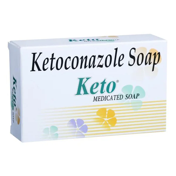 Keto Soap 100 gm | Ketoconazole | Medicated Soap | For Dandruff &amp; Fungal Skin Infection, Pack of 1 SOAP