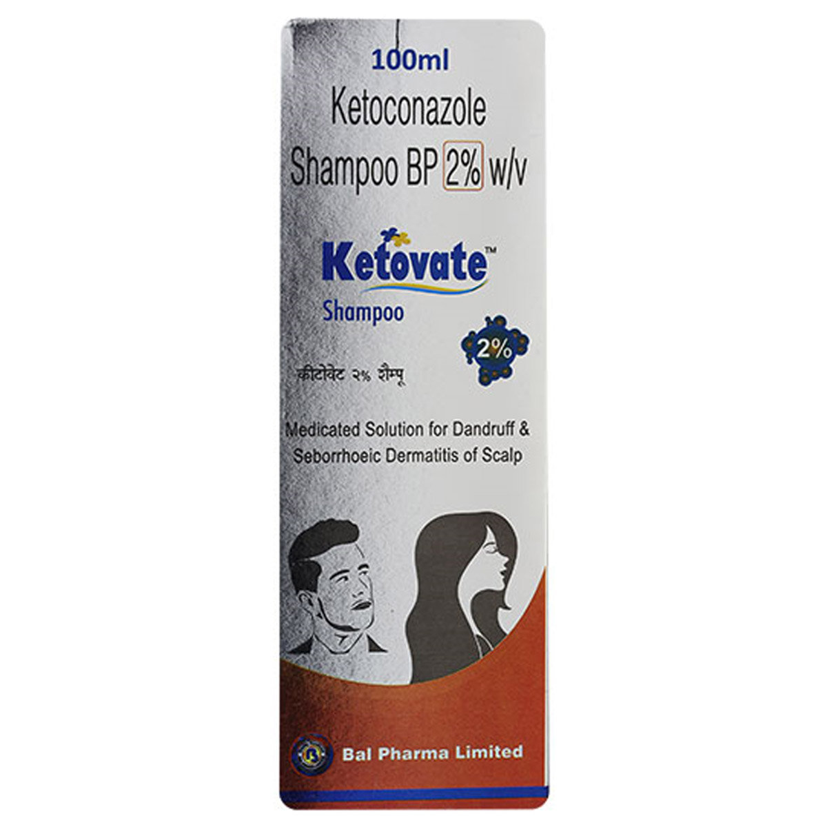 Ketovate Shampoo 100 ml, Pack of 1 SHAMPOO Ketovate Shampoo 100 ml, Pack of 1 SHAMPOO