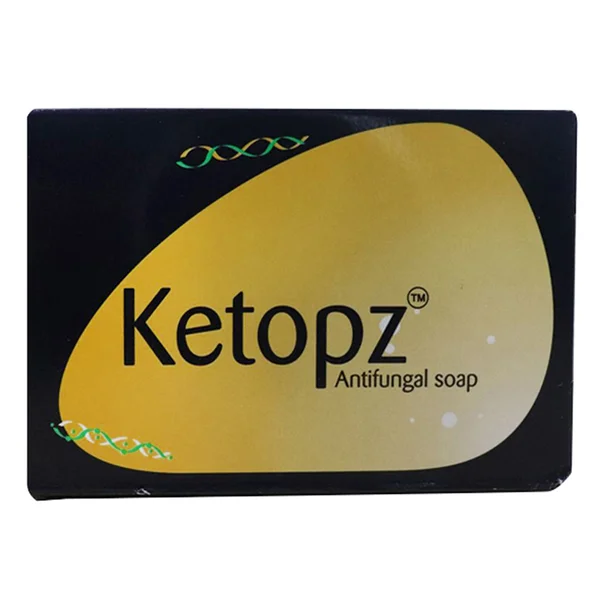 Ketopz Soap 75 gm | Ketoconazole &amp; Salicylic Acid | Antifungal Soap | For Tinea Infections, Pack of 1