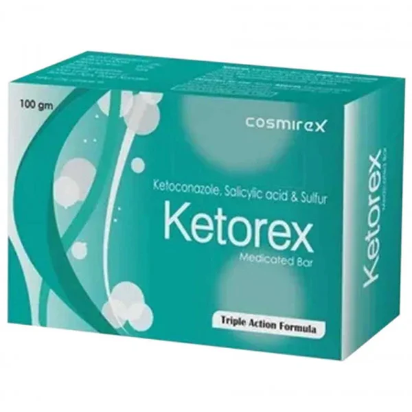 Ketorex Medicated Soap 100 gm, Pack of 1 SOAP