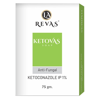 Ketovas 1% Soap 75 gm, Pack of 1 Soap